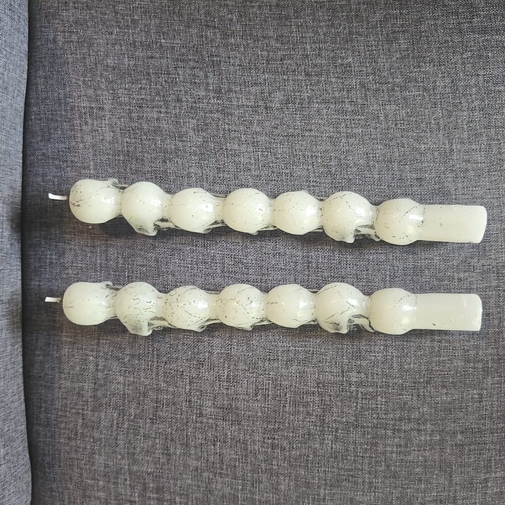 Halloween Skull Taper Candles - Picture 4 of 5